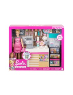 BARBIE BAMBOLA E COFFE SHOP GMW03