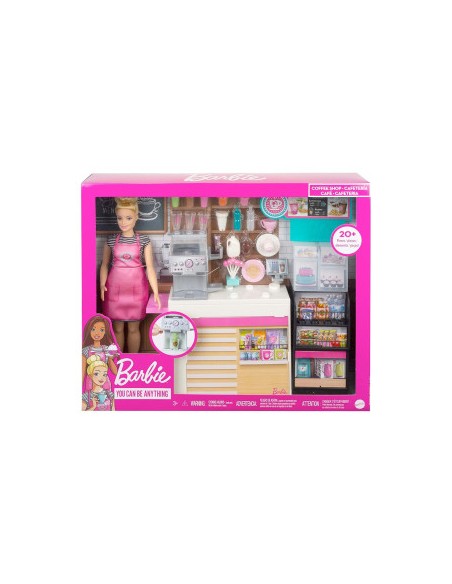 BARBIE BAMBOLA E COFFE SHOP GMW03