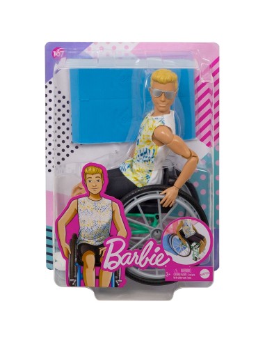 KEN FASHIONIST CON SEDIA ROTELLE GWX93