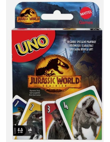 CARTE UNO JURASSIC WORLD GXD72
