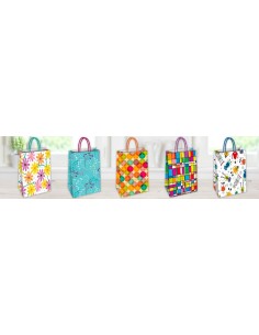 SHOPPER IN CARTA F.TO 26X12X35 CM ASSORTIMENTO GENERICO 1...