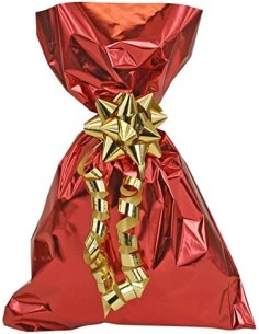 CONFEZIONE 50 BUSTE METAL 25 X 40 MONOCOLORE 461 ROSSO...