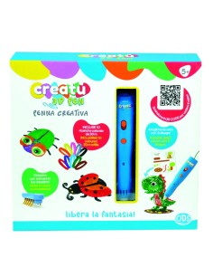 CREAT  - PENNA 3D CREATIVA CON ACCESSORI E RICARICHE PER...