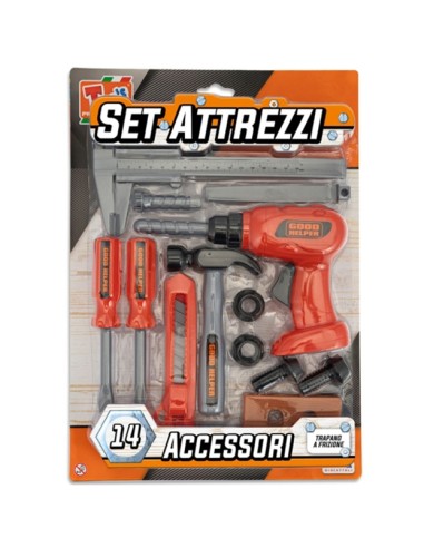 TEO'S - SET ATTREZZI TRAPANO A FRIZIONE 68611
