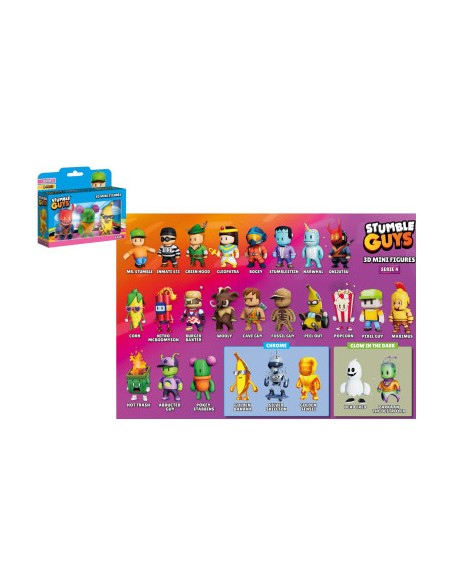 STUMBLE GUYS 3D MINIFIGURE S4 PACK 3 178268