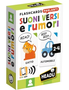 FLASHCARDS PARLANTI SUONI, VERSI E RUMORI IT58875