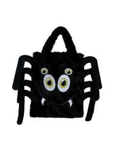 BORSA RAGNO IN PELUCHE 19X23 CM 19002