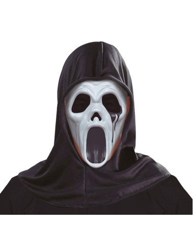 MASCHERA DA ASSASSINO CON CAPPUCCIO,...