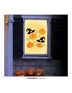 DECORAZIONE GEL ZUCCHE E CAPPELLI , 20X25 CM 24791