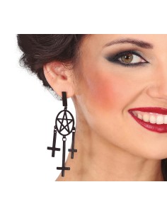 ORECCHINI CROCI 8 CM 24943