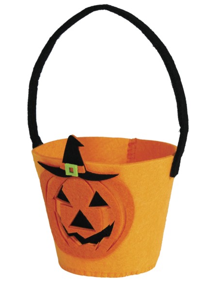 SECCHIELLO ZUCCA 12X10 CM FELTRO 24982