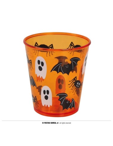 BICCHIERE TESCHIO NERO TRASPARENTE 10 CM. 26753