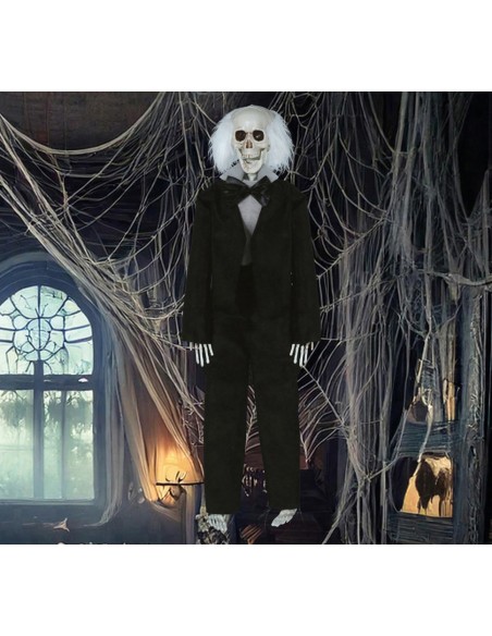 DECORAZIONE DA APPENDERE SCHELETRO CON COMPLETO 40 29007