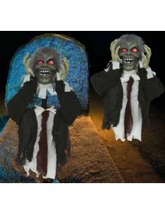 BUSTO DI ZOMBIE LUCE SUONO E MOVIMENTO 55 CM 29036
