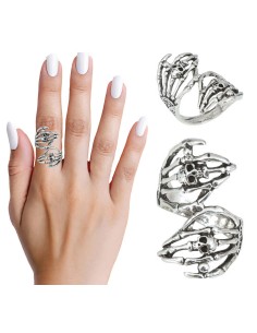 ANELLO MANI SCHELETRO METALLO 29100