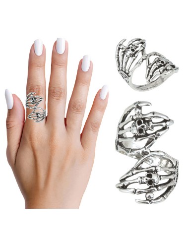 ANELLO MANI SCHELETRO METALLO 29100