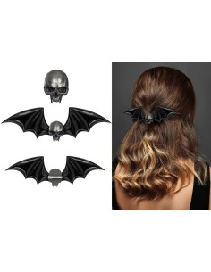 FERMAGLIO PER CAPELLI TESCHIO, 13 CM 29434