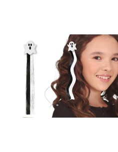 CIOCCA CAPELLI FANTASMA BIANCO E NERO 48107
