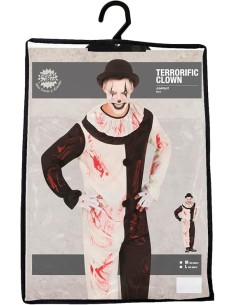 COSTUME TERRORIFIC CLOWN, ADOLESCENTE, 14 - 16 ANNI 78610