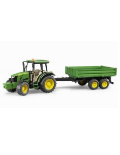 TRATTORE JOHN DEERE 5115M CON RIMORCHIO 02108