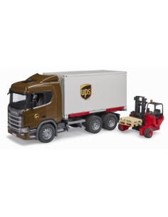 SCANIA SUPER 560R CAMION UPS PORTACONTAINER C/MULET  03582