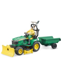 TRATTORE TOSAERBA CON RIMORCHIO 62104