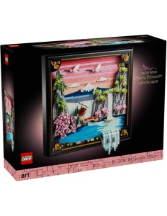 LEGO ART PAESAGGIO GIAPPONESE CON CILIEGI FIORITI 31218