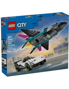 LEGO CITY GREAT VEHICLES JET CONTRO AUTO SPORTIVA 60489