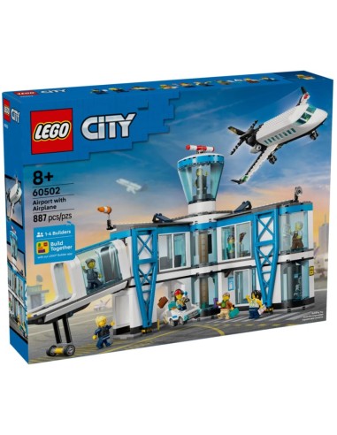 LEGO MY CITY AEROPORTO CON AEREO 60502