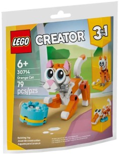 LEGO RECRUITMENT BAGS GATTO ARANCIONE 30714