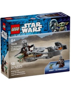 LEGO STAR WARS TM SPEEDER BIKE DEL MANDALORIANO E DI...