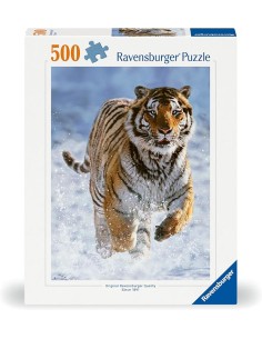 PUZZLE 500 PZ TIGRE SULLA NEVE 12000148