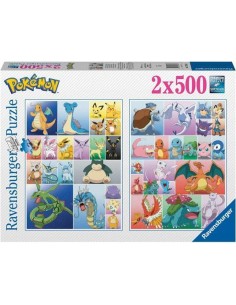 PUZZLE 2 X 500 PEZZI POKMON 12000229