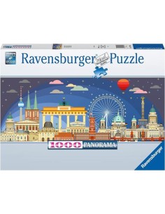 PUZZLE 1000 PZ - PANORAMA BERLINO DI NOTTE 12000449