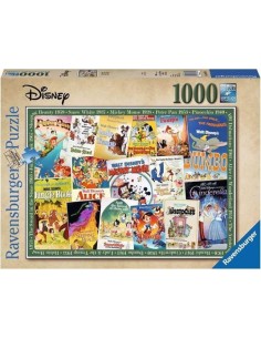 PUZZLE 1000 PEZZI - DISNEY  DISNEY VINTAGE MOVIE POST...