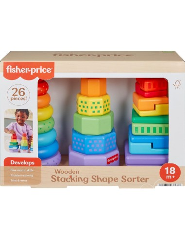 FP PIRAMIDI 3 PZ IN LEGNO HXT76