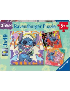 PUZZLE 3X49 DISNEY STITCH 12001070