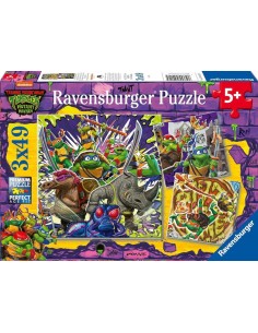 PUZZLE 3X49 TEENAGE MUTANTE NINJIA TURTLES 12004012