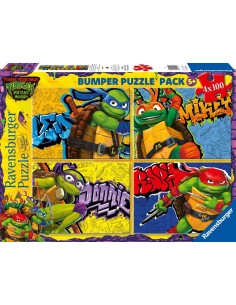 PUZZLE 4X100 BUMPER TEENAGE MUTANT NINJIA TURTLES 12004013