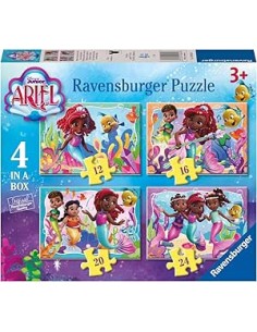 PUZZLE 4 IN A BOX DISNEY JR ARIEL 12004024