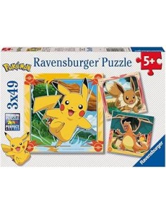 PUZZLE 3X49 PZ POKMON 12004062