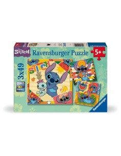 PUZZLE 3X49 PEZZI DISNEY STITCH 12004114