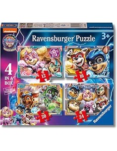 PUZZLE 4 IN A BOX PAW PATROL - THE MIGHTY MOVIE 3169