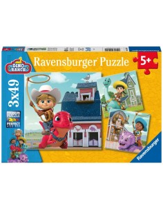 PUZZLE 3X49 DINO RANCH 05589