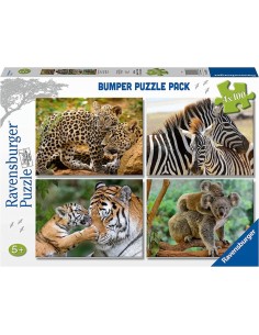 PUZZLE 4X100 BUMPER ANIMALI SELVATICI  05624