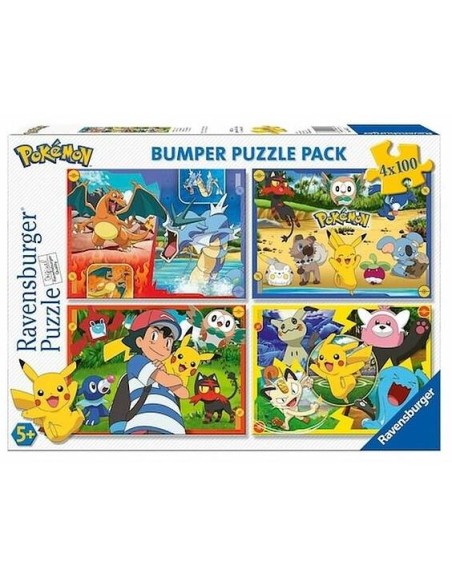 PUZZLE 4X100 BUMPER POKEMON 05651