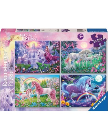 PUZZLE 4X100 BUMPER MAGICI UNICORNI...