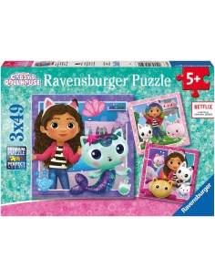 PUZZLE 3X49 PZ GABBY'S DOLLHOUSE 5659