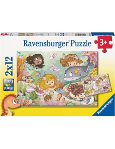 PUZZLE 2 X 12 PZ  FATINE E SIRENE 5663