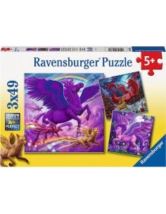 PUZZLE 3X49 PZ CREATURE MITOLOGICHE 5678